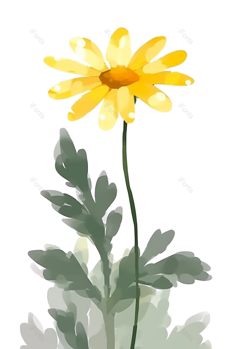 叶子图片,母亲节元素,父亲节PNG,请柬免抠素材